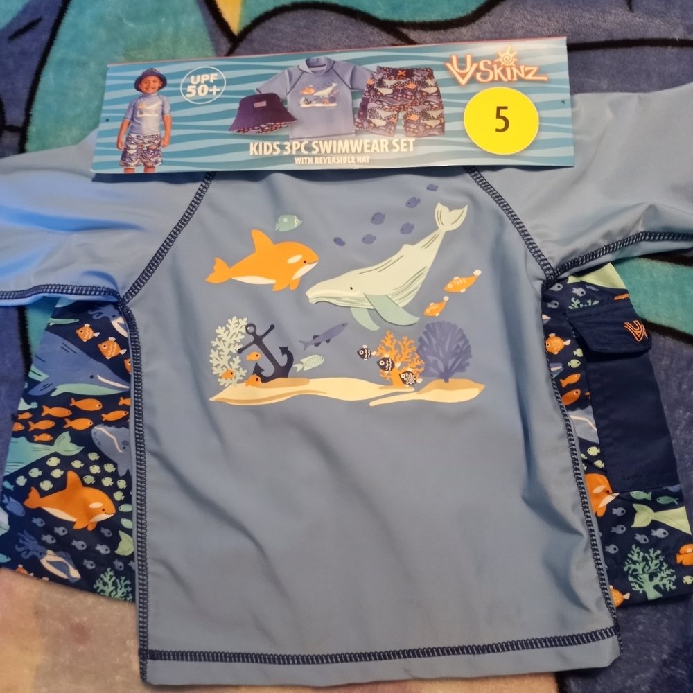 Kids 3pc swimwear set
